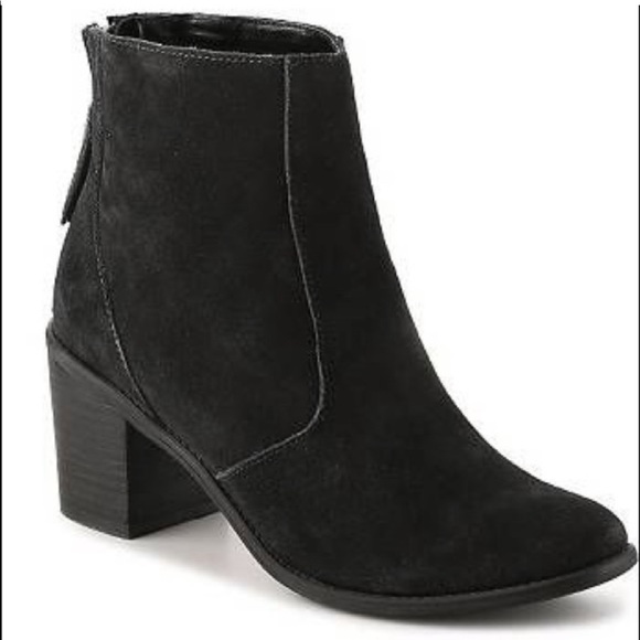 Crown Vintage- Black Suede Robbie Bootie